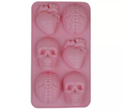 Molde 6 Figuras Silicona de 28x16 cm