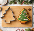 Molde Metálico de Árbol de Navidad para Galletas de 9 cm