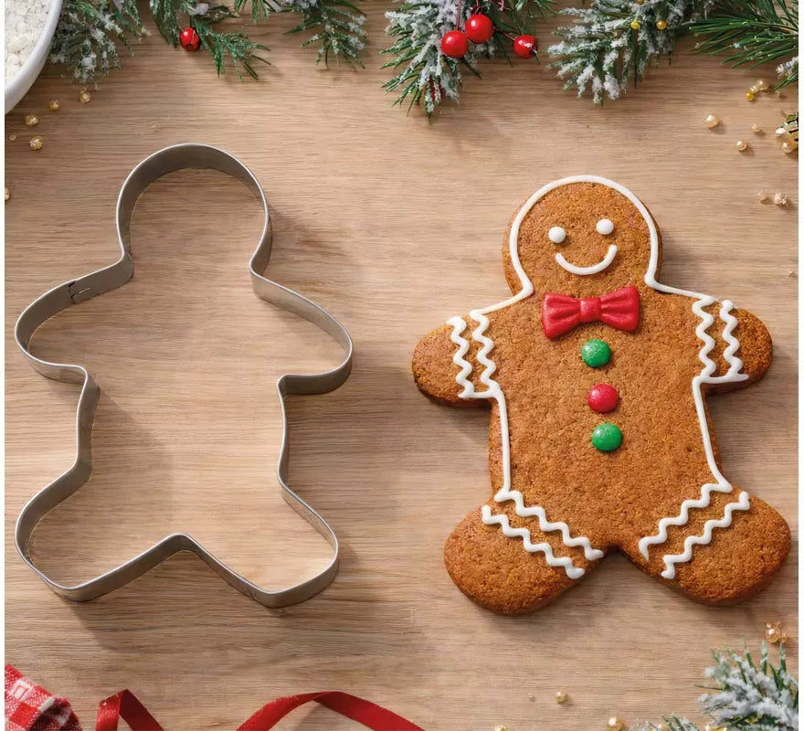 Molde Metálico de Muñeco de Jengibre para Galletas de 9 cm
