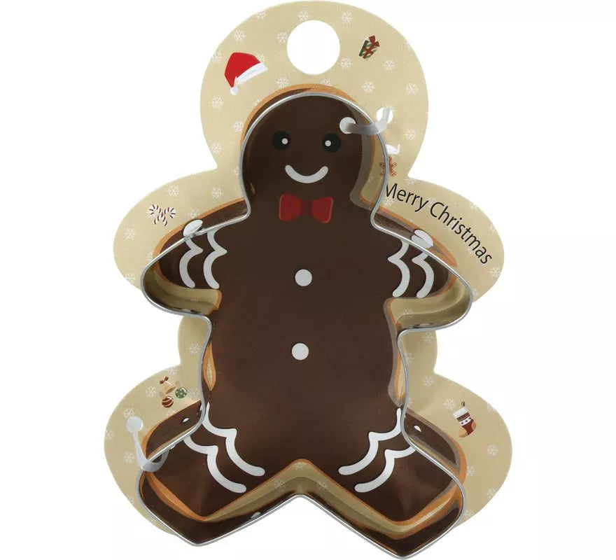 Molde Metálico de Muñeco de Jengibre para Galletas de 9 cm