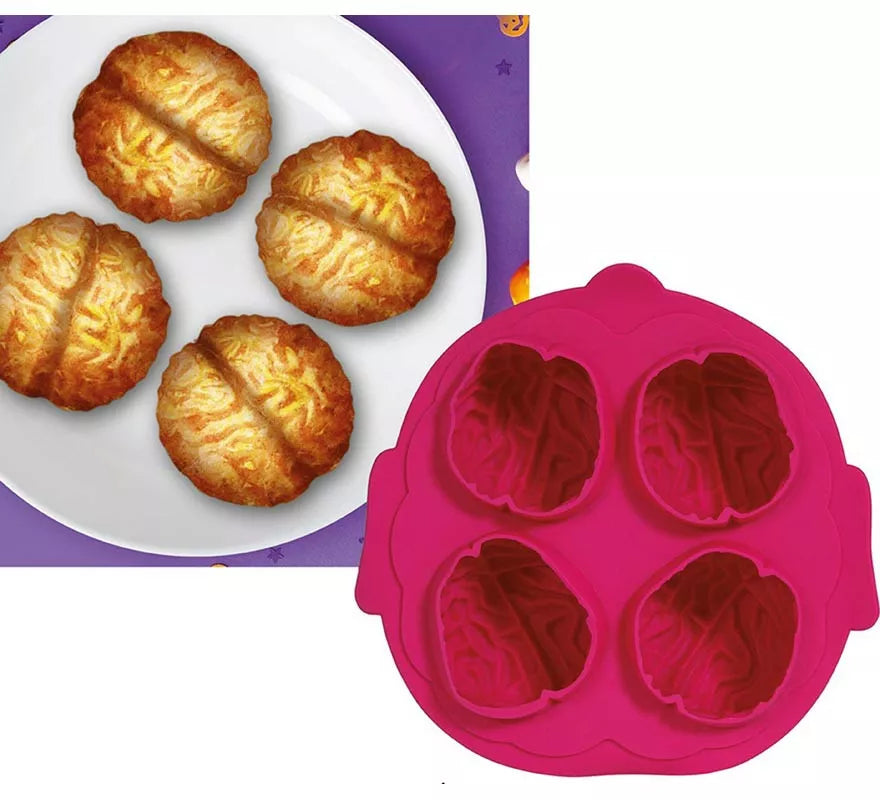 Translation missing: es.Molde para 4 Galletas de Cerebro 16x16 cm