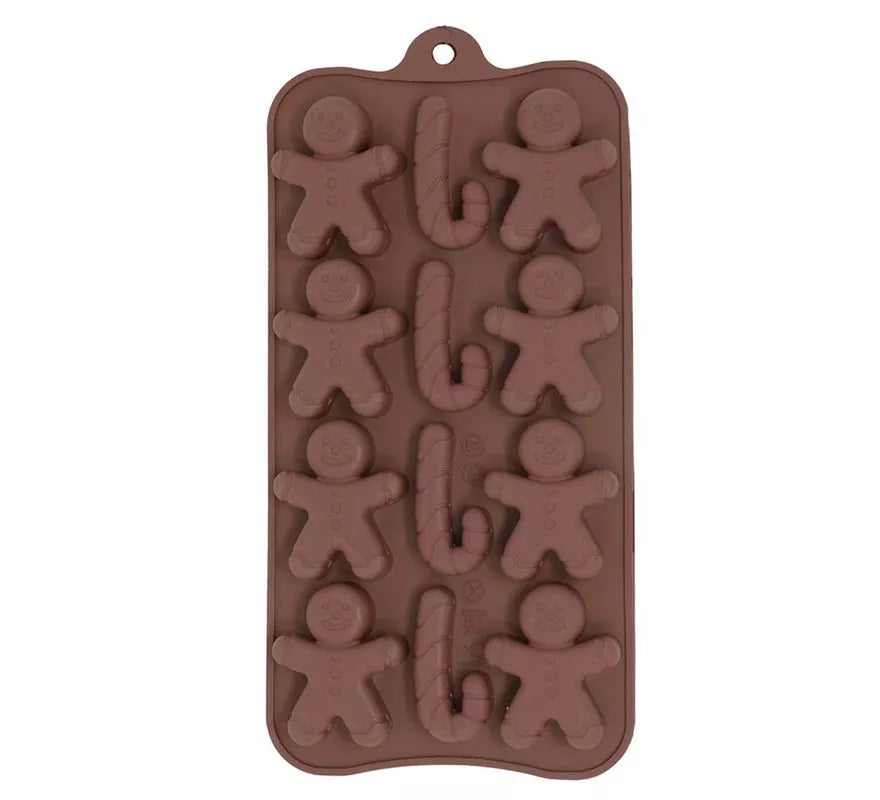 Translation missing: es.Molde Rectangular para 12 Galletas de silicona de 10x20 cm