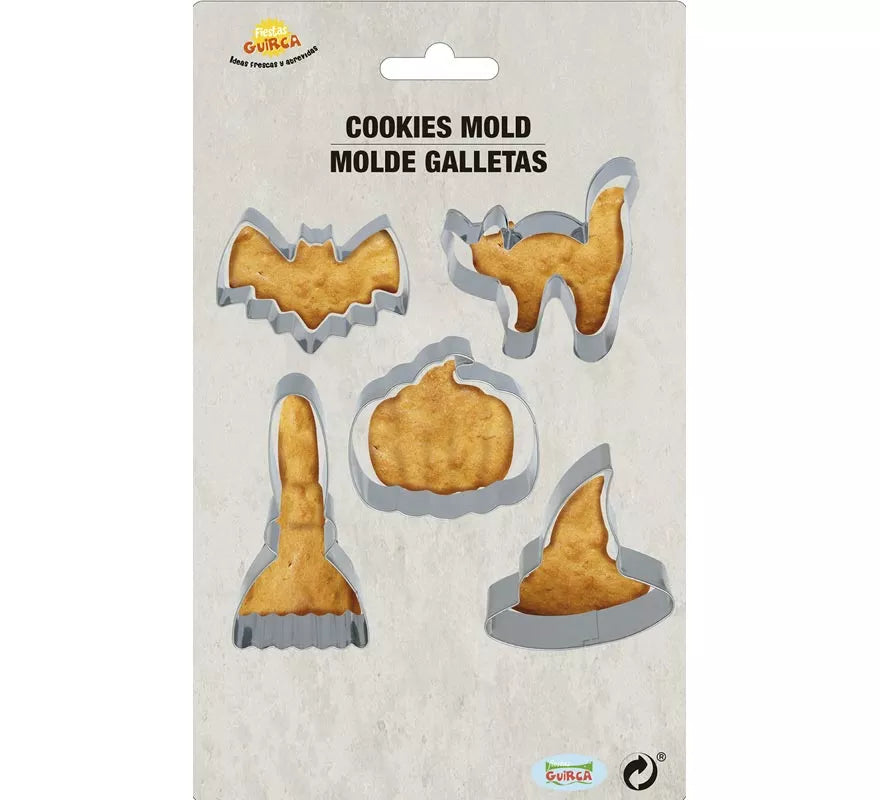 Translation missing: es.Moldes Metálicos para 5 Galletas Halloween