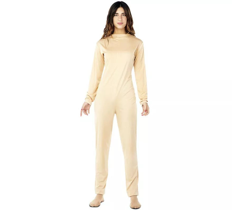 Mono o Maillot Interior color beige para mujer