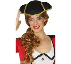 Montera de Torero Negra y Dorada