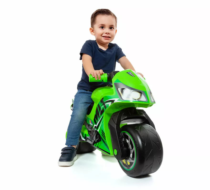 Moto Correpasillos Premium verde