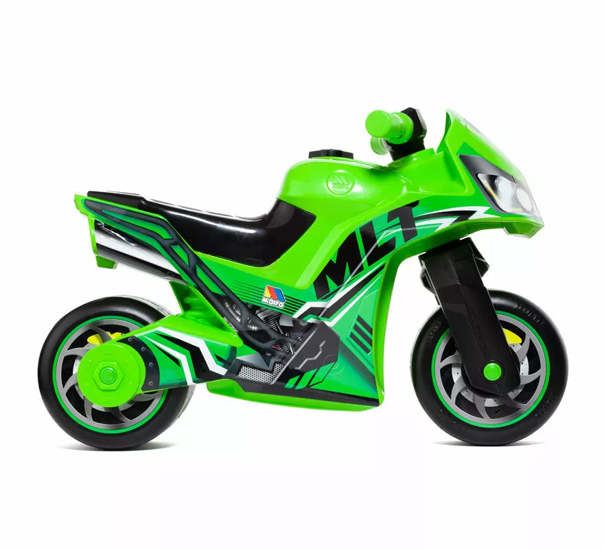 Moto Correpasillos Premium verde