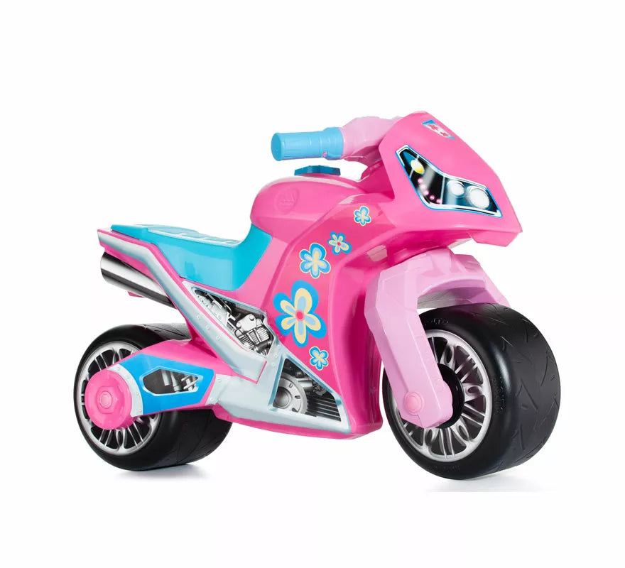 Translation missing: es.Moto Correpasillos rosa para niña