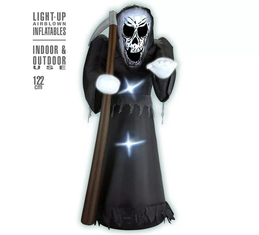 Translation missing: es.Muerte Auto Hinchable de Halloween con Iluminación de 122 cm