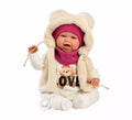 Muñeca Mimi Sonrisas Osito Love de 42 cm con Chaleco y Chupete