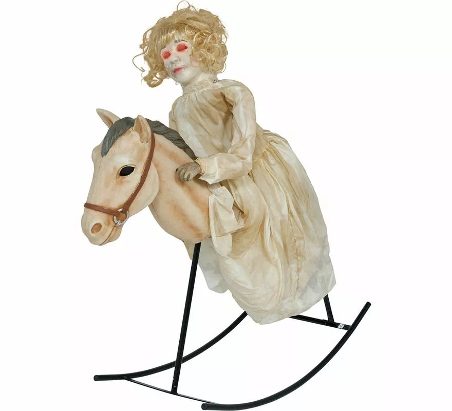Translation missing: es.Muñeca Terrorífica a Caballito con Luz, Sonido y Movimiento de 100 cm