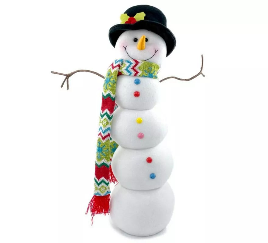 Translation missing: es.Muñeco de Nieve con Sombrero de 50 cm