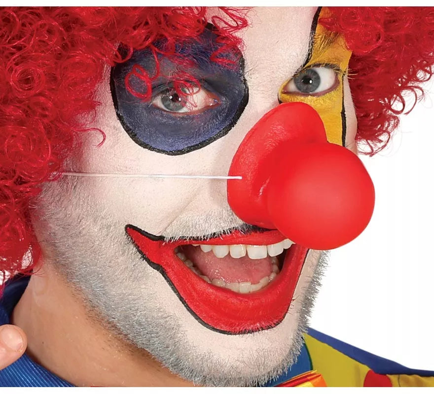 Translation missing: es.Nariz de Payaso roja de Látex con sonido