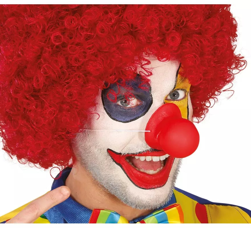Nariz de Payaso roja de Látex con sonido