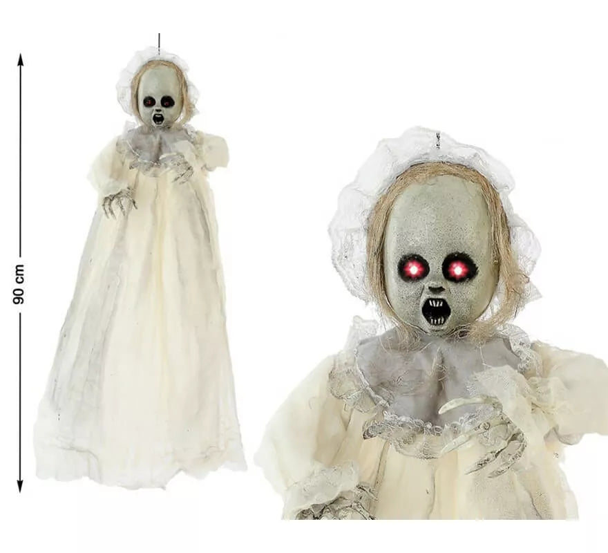 Translation missing: es.Niña Fantasma Colgante con Luz de 90 cm