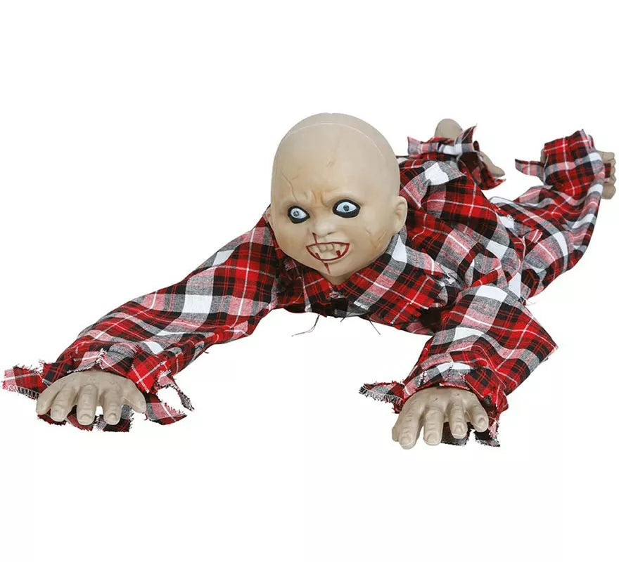 Translation missing: es.Niño Zombie Arrastrándose con Luz, Sonido y Movimiento 90 cm