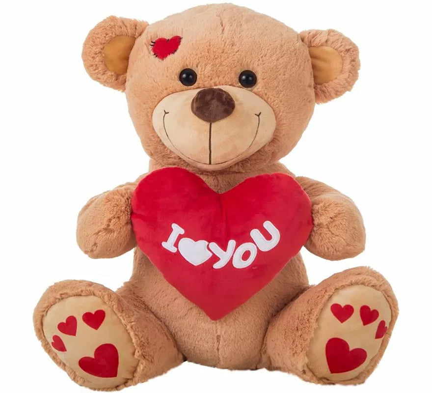 Oso de Amor de Peluche con Corazón en varios tamaños