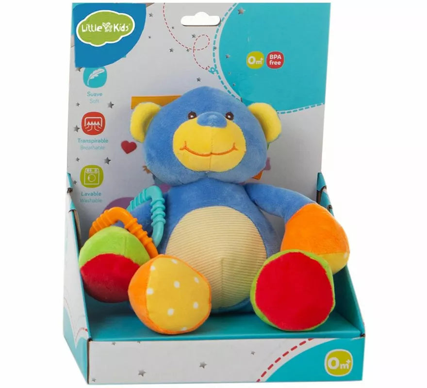 Oso de Peluche azul infantil de 26 cm