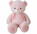 Oso de Peluche de San Valentín rosa en varios tamaños
