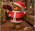 Oso Hinchable de Papá Noel de 120 cm