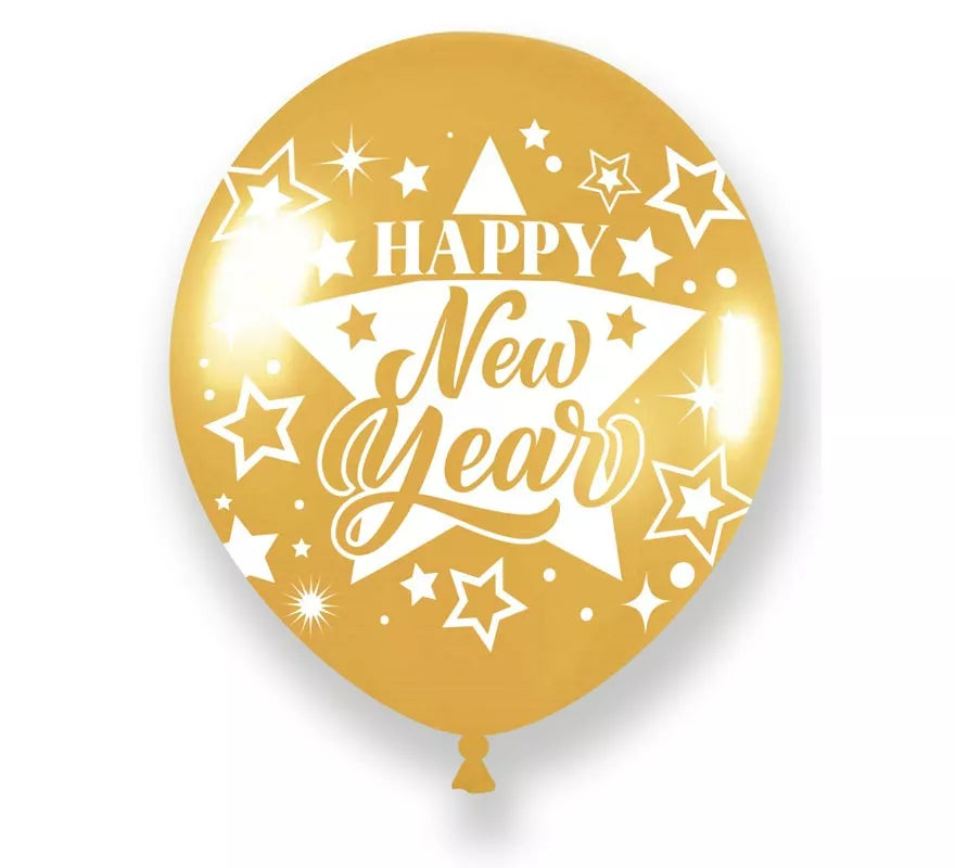Translation missing: es.Pack 10 Globos dorados Happy New Year