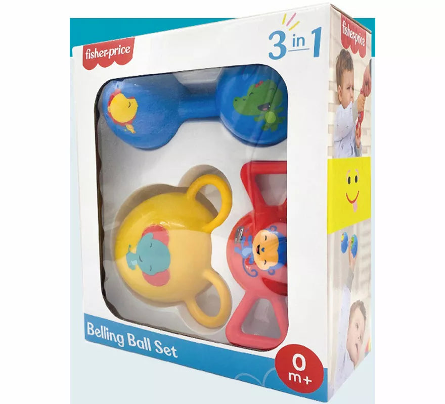 Translation missing: es.Pack 3 Pelotas Sonajeros Fisher-Price