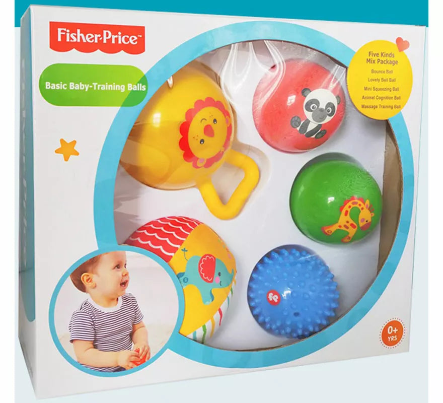 Translation missing: es.Pack 5 Pelotas Entrenamiento Fisher-Price