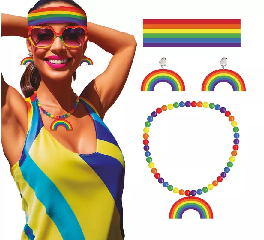 Translation missing: es.Pack Accesorios LGTB: Cinta, Pendientes y Collar