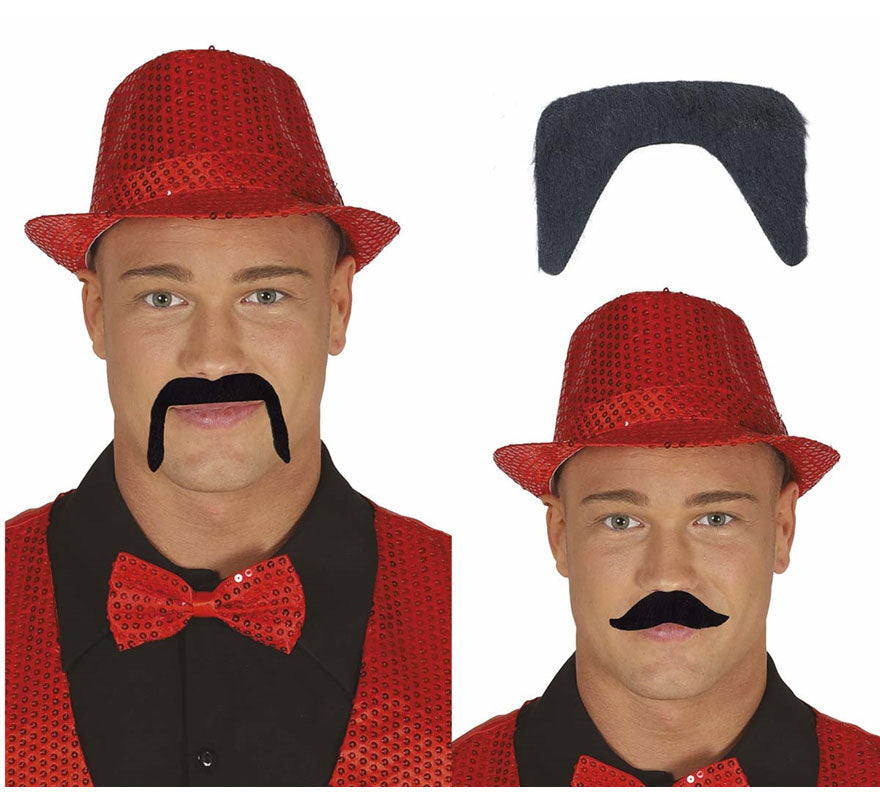 Translation missing: es.Pack de 10 Bigotes Negros