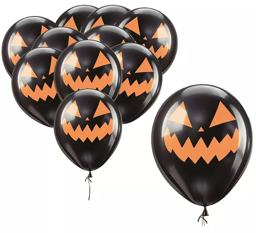 Translation missing: es.Pack de 10 Globos Calabaza de 30 cm