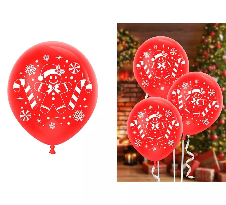 Translation missing: es.Pack de 10 Globos de Muñeco de Jengibre de Látex