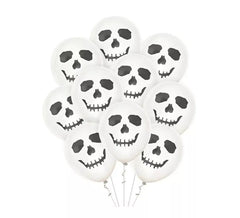 Pack de 10 Globos Fantasma Feliz de 30 cm