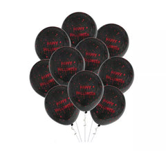 Pack de 10 Globos Happy Halloween de 30cm