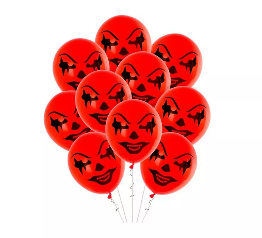 Translation missing: es.Pack de 10 Globos Payaso rojo de 30 cm