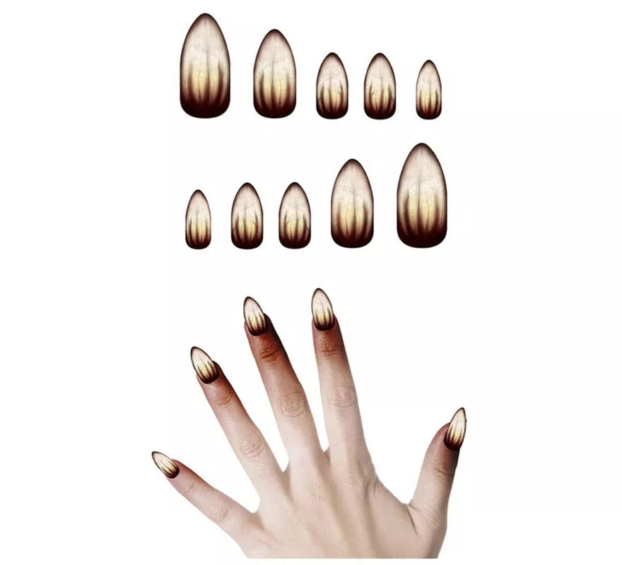 Translation missing: es.Pack de 10 Uñas Hombre Lobo con pegamento