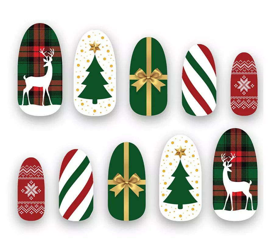Translation missing: es.Pack de 10 Uñas Navideñas con adhesivo