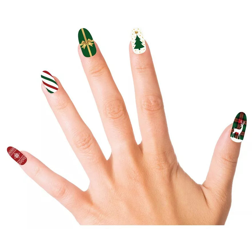 Translation missing: es.Pack de 10 Uñas Navideñas con adhesivo