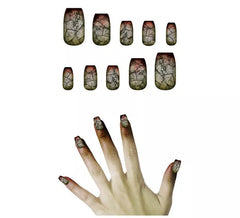 Pack de 10 Uñas Zombie con pegamento