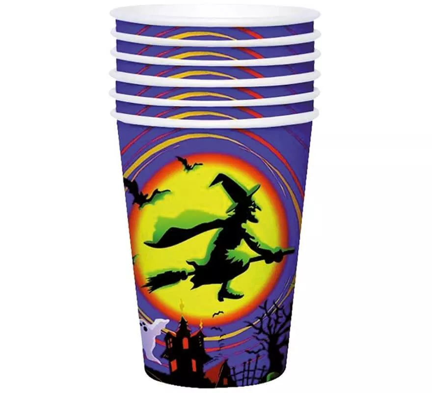 Translation missing: es.Pack de 10 Vasos con Bruja