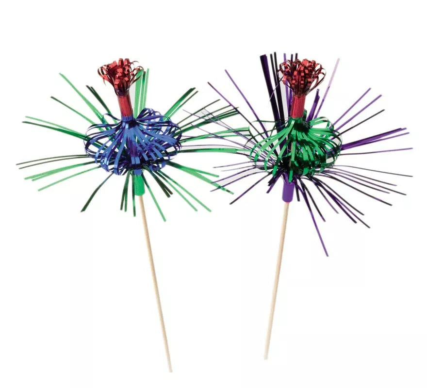 Pack de 100 Palmeras violeta Pick de 18 cm