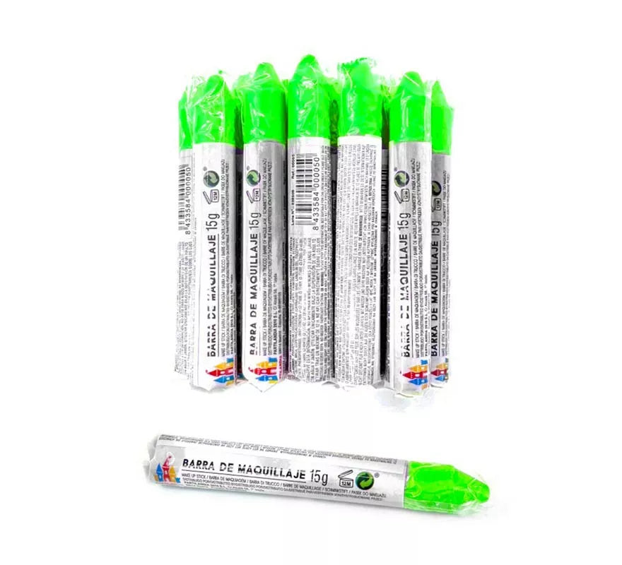 Translation missing: es.Pack de 12 Ceras verde fluorescente