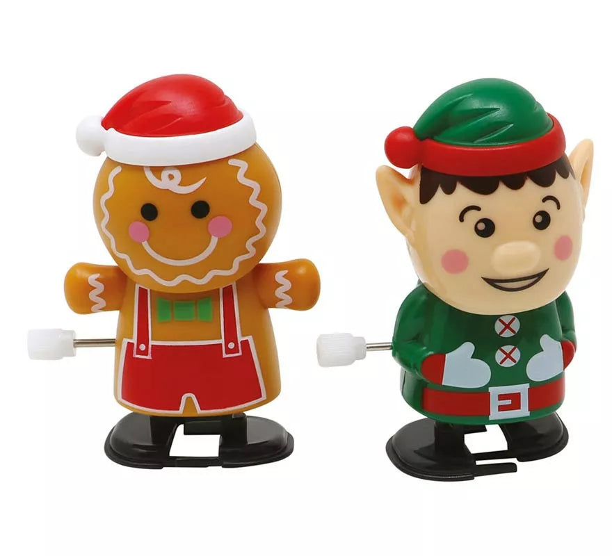 Pack de 12 Figuras Navideñas andantes de 7 cm