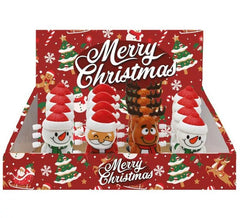 Pack de 12 Muñecos Navidad andantes en modelos surtidos de 6,5 cm