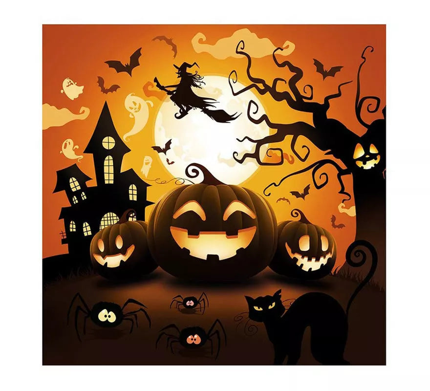 Translation missing: es.Pack de 12 Servilletas Calabaza de 33X33 cm