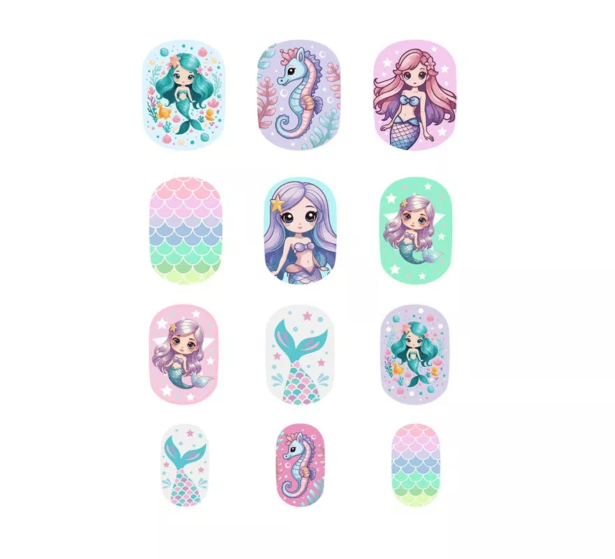 Translation missing: es.Pack de 12 Uñas de Sirenas para niña