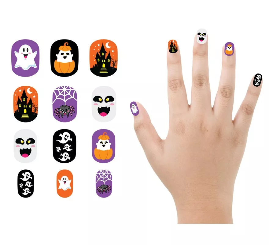 Translation missing: es.Pack de 12 Uñas Fantasma con Adhesivo Infantil