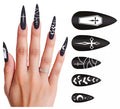 Pack de 12 Uñas largas Vampira