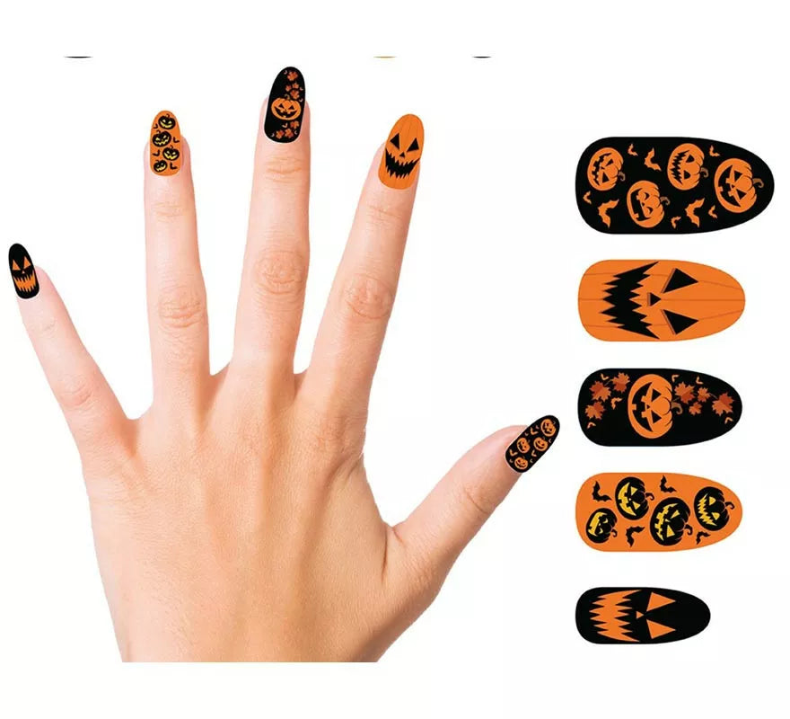 Translation missing: es.Pack de 12 Uñas Postizas Calabaza