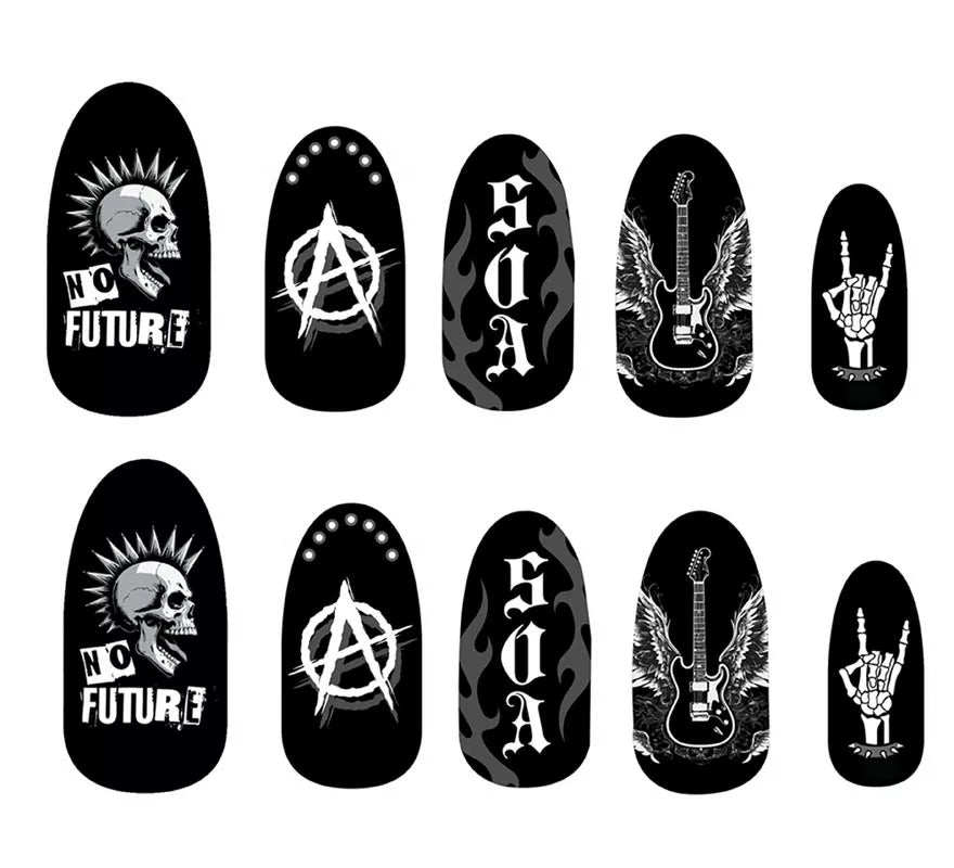 Translation missing: es.Pack de 12 Uñas Punk con Pegamento