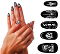 Pack de 12 Uñas Punk con Pegamento